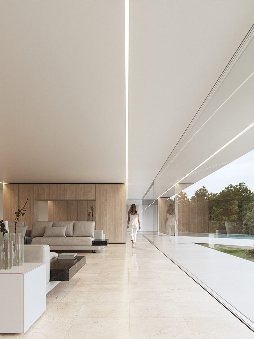 flowing three-story villa by fran silvestre glides across the southern spanish landscape