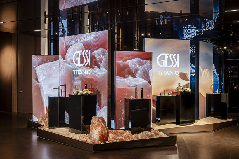 gessi sculpts water into a multisensory wellness experience for milan design week