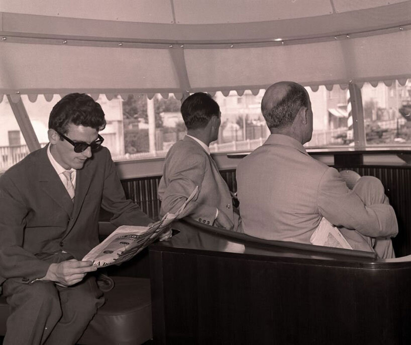 the history of gio ponti's arlecchino train, home of prada frames at milan design week