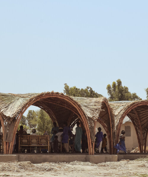 flood-proof bamboo pavilion anchors yasmeen lari's zero-carbon pono village in pakistan