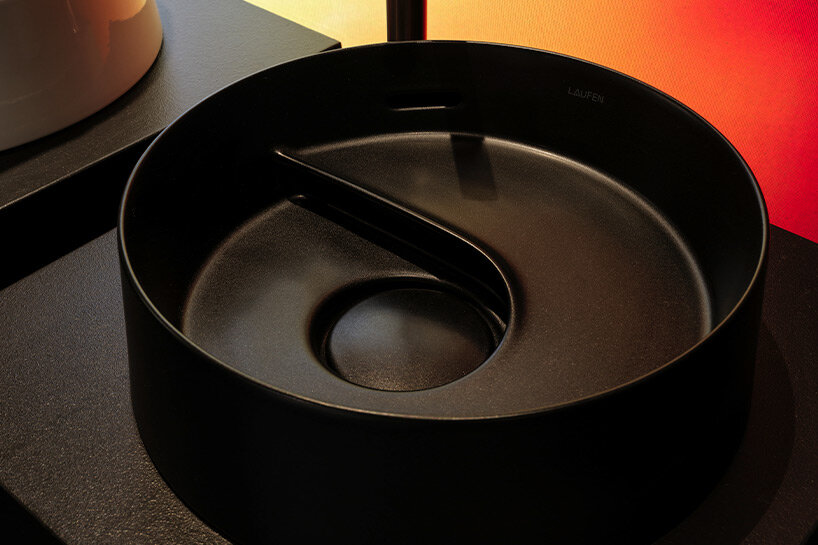 yves behar explores 'poetics of water' with LAUFEN VOLTA wash basin