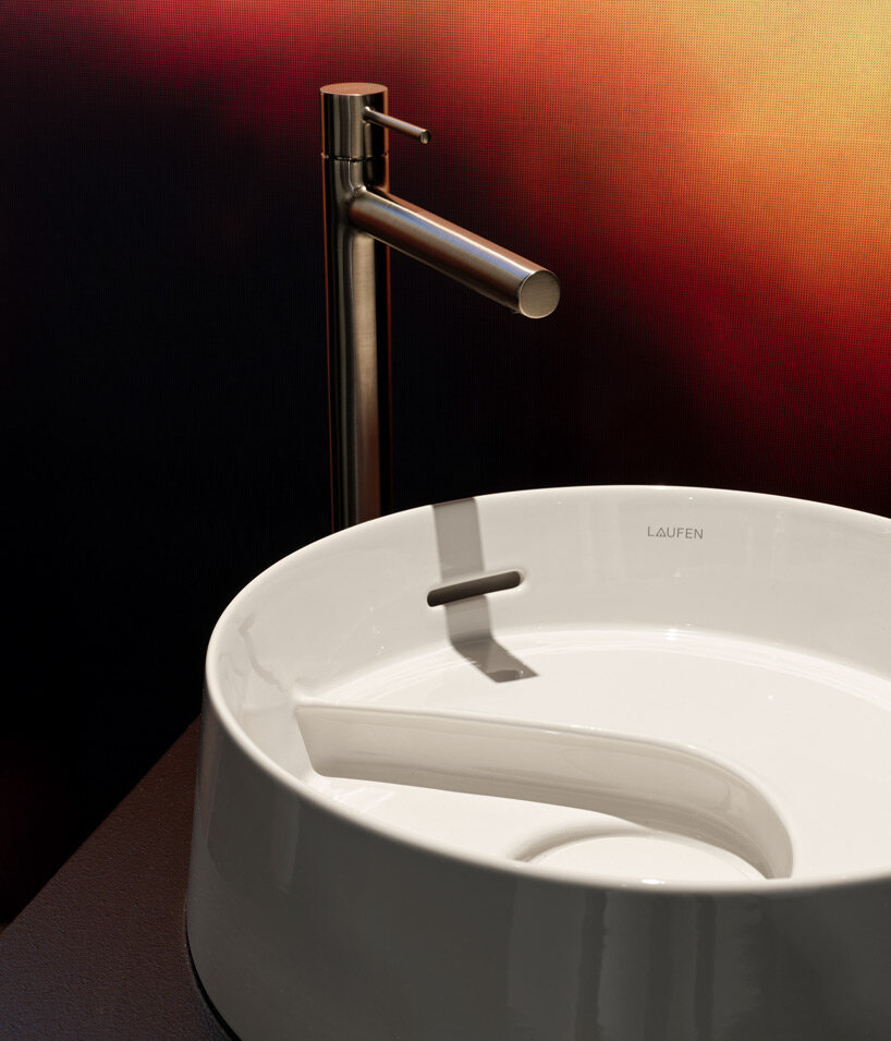 yves behar explores 'poetics of water' with LAUFEN VOLTA wash basin