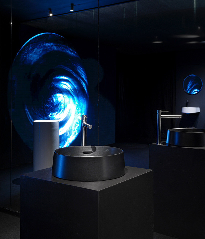 yves behar explores 'poetics of water' with LAUFEN VOLTA wash basin