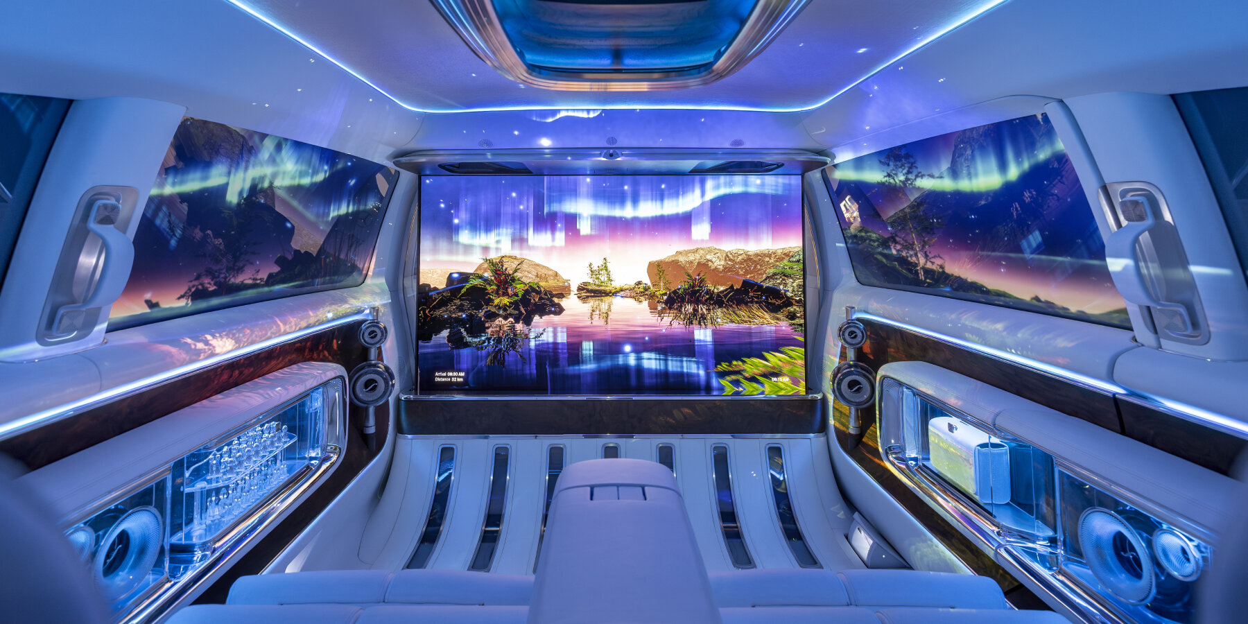 mercedes-benz-vision-V-van-mobile-theater-cinema-screen-lounge-chairs-designboom-ban