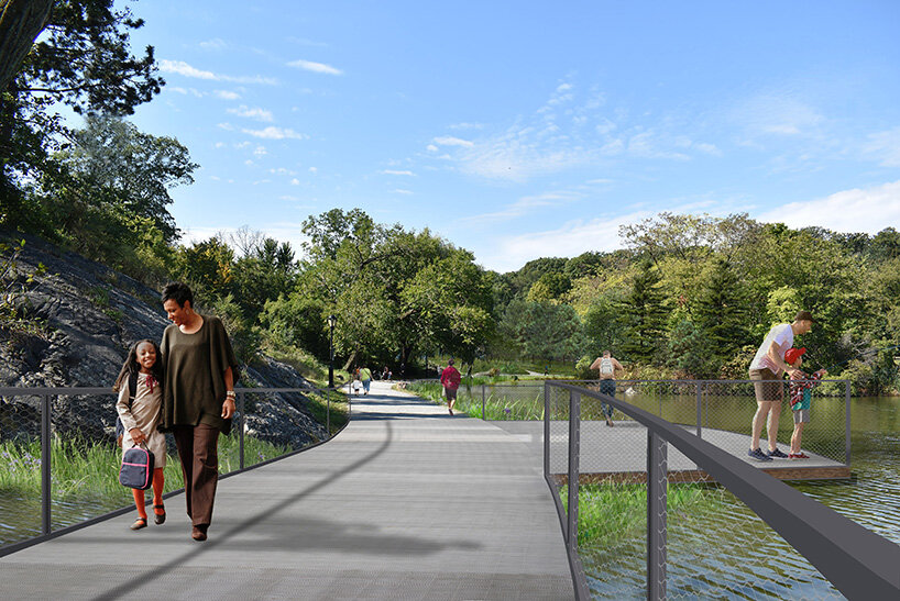 a giant pool opens in new york's central park – see what the new davis center will look like