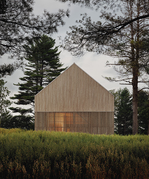 matière première architecture crafts minimalist nu drom offices in rural quebec
