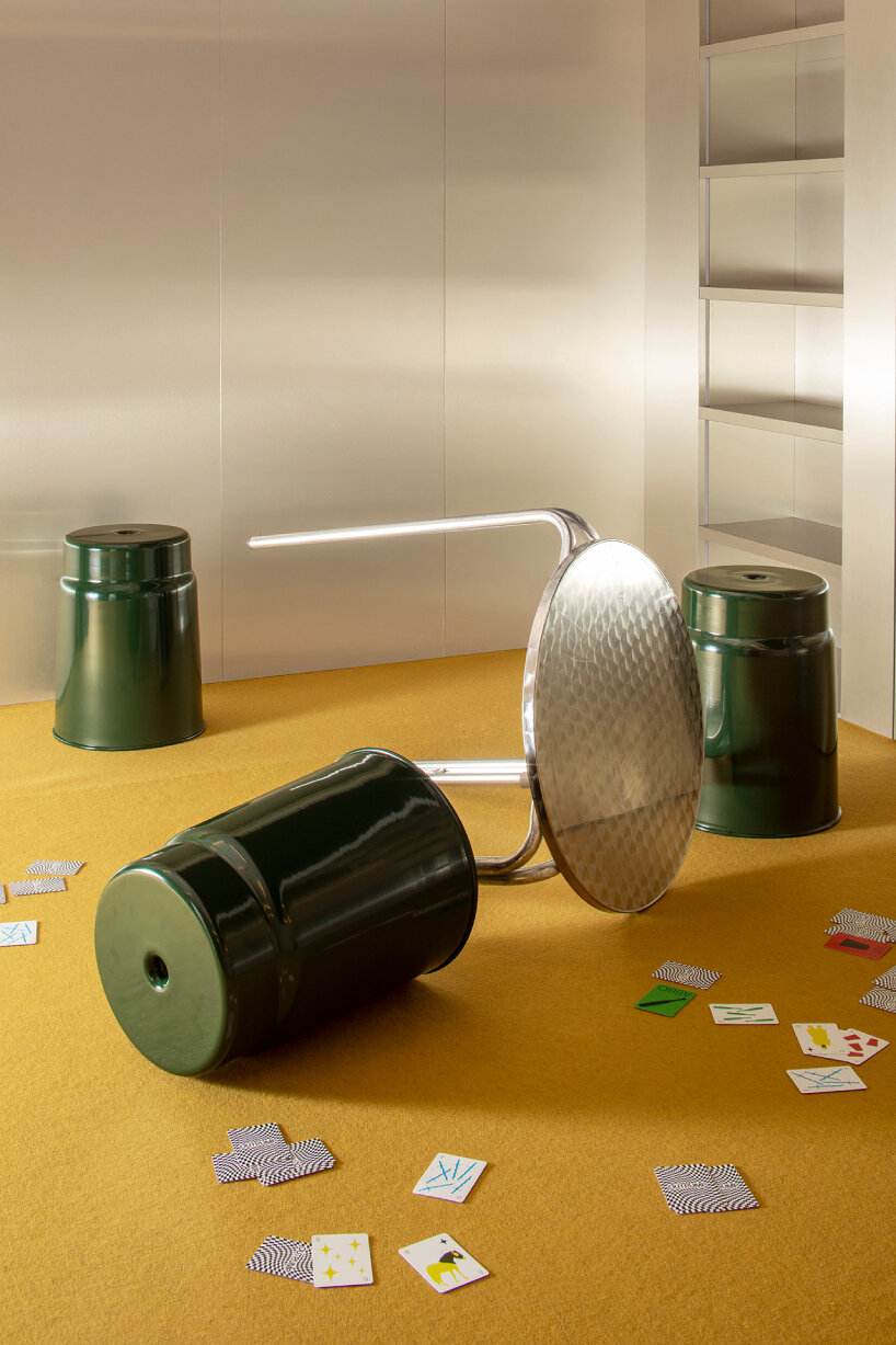view of Outpump's custom-designed cards