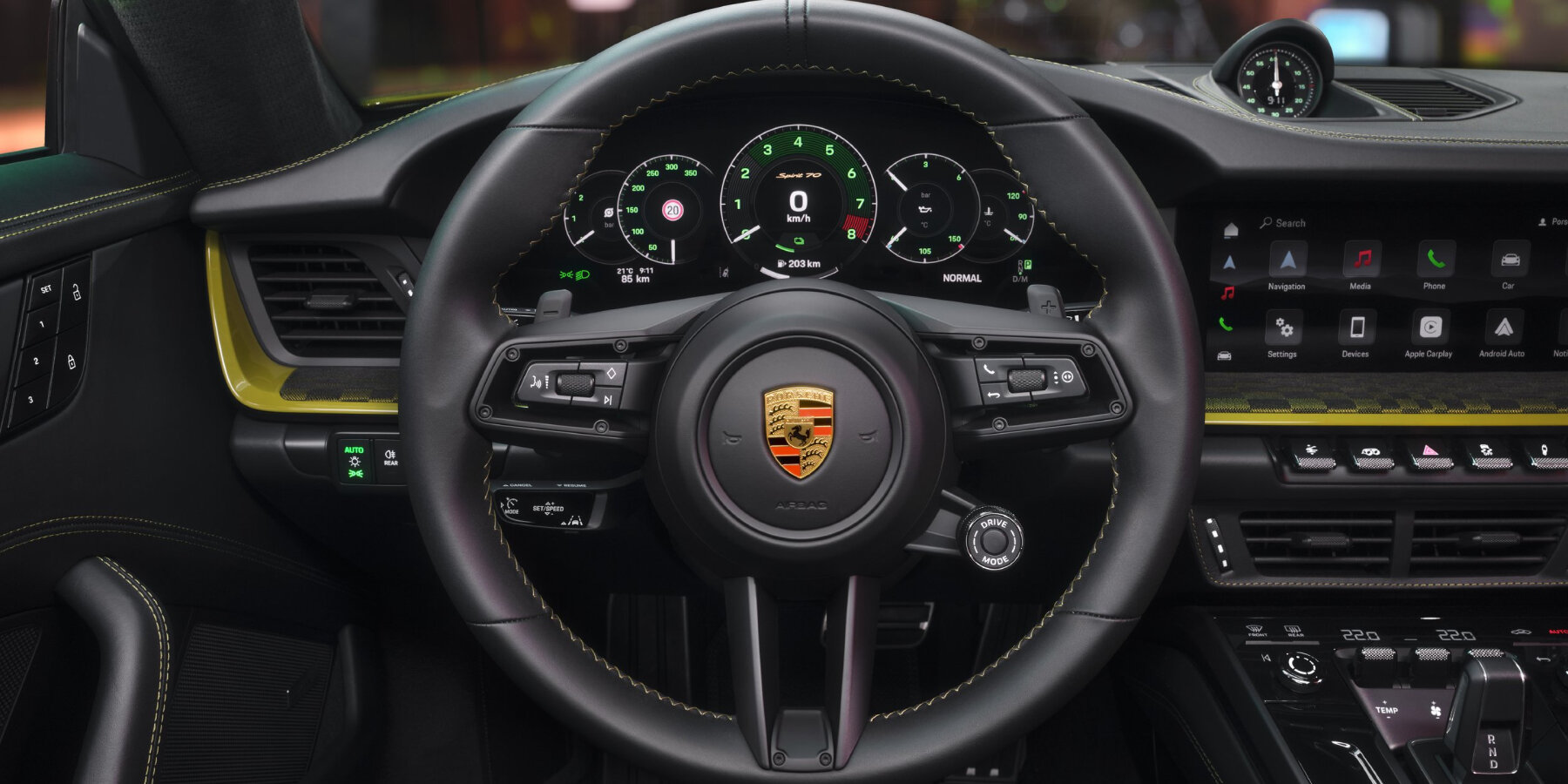 porsche-911-spirit-70-retro-motorsports-checkered-flags-safety-stripes-designboom-ban