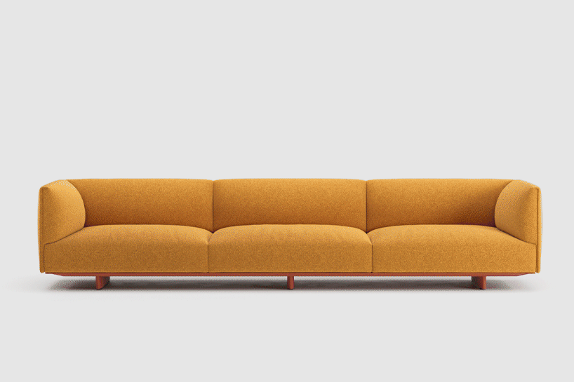 prostoria and ramos + bassols reveal floating modular sofa aire at salone del mobile 2025