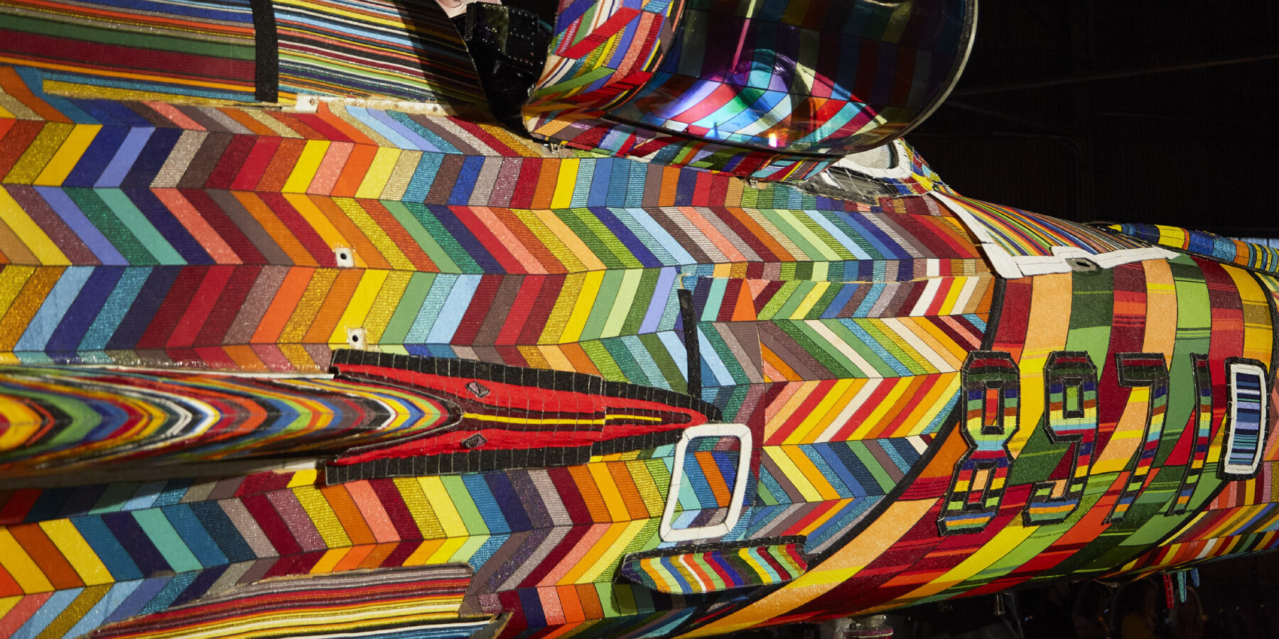 reclaimed-mig-21-fighter-jet-colorful-glass-beads-ralph-ziman-designboom-ban
