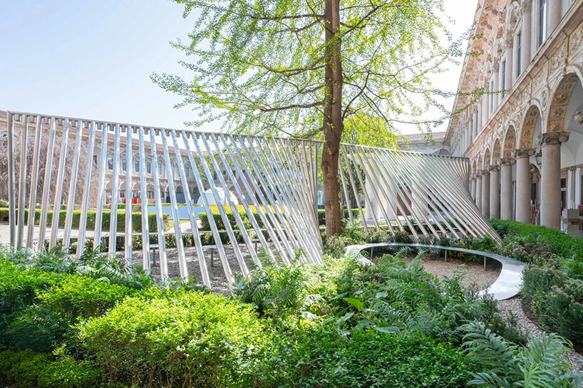 BIG's interactive water installation reveals power of roca connect at milan design week 2025