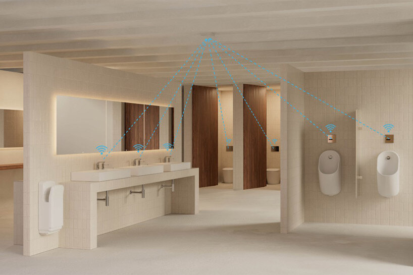 BIG's interactive water installation reveals power of roca connect at milan design week 2025