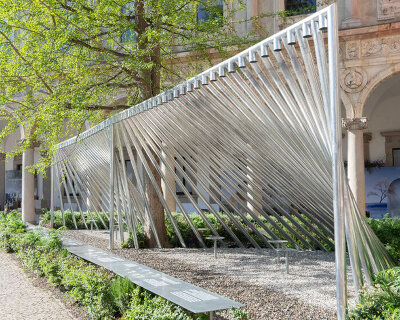 BIG's interactive water installation reveals power of roca connect at milan design week 2025
