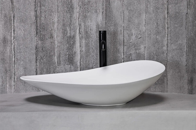 roca expands ohtake collection with sculptural basins and japanese-inspired bathtub