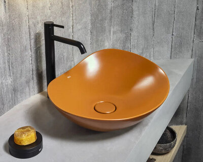 roca expands ohtake collection with sculptural basins and japanese-inspired bathtub