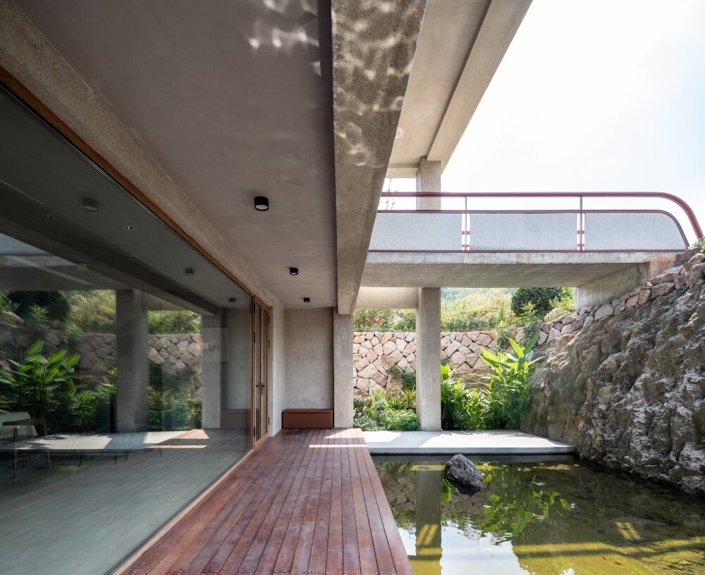 stepped brick layers of MUFU archlab's cultural space hosts festival traditions in china village