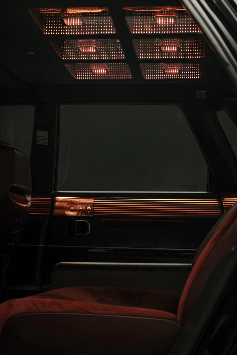 the ambient lighting on the ceiling is new and absent in the first generation