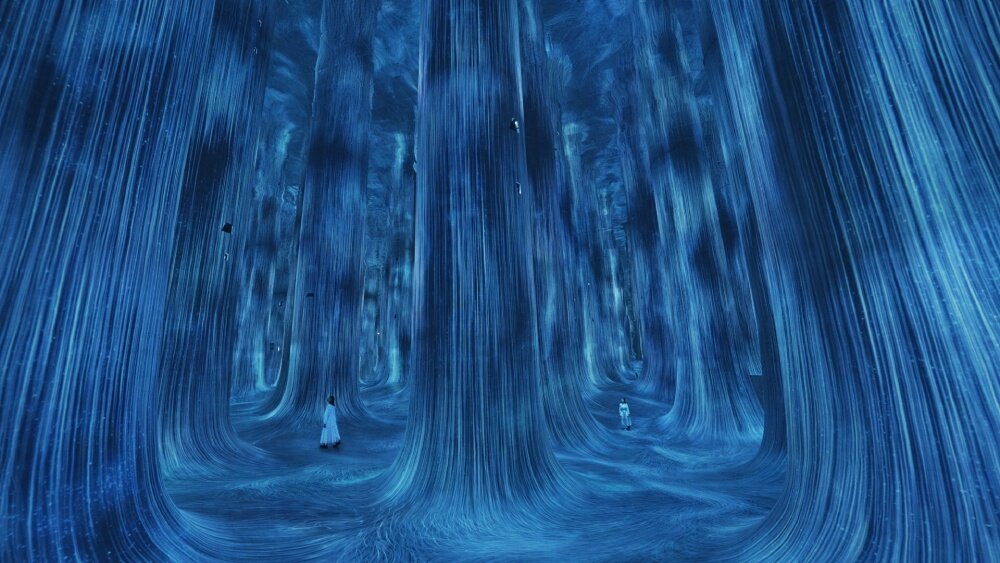 inside teamLab phenomena abu dhabi: a dizzying convergence of light, energy, natural order