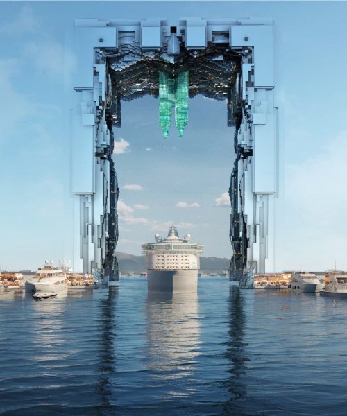 NEOM’s linear city, THE LINE, advances with stadium in the sky and mirrored marina