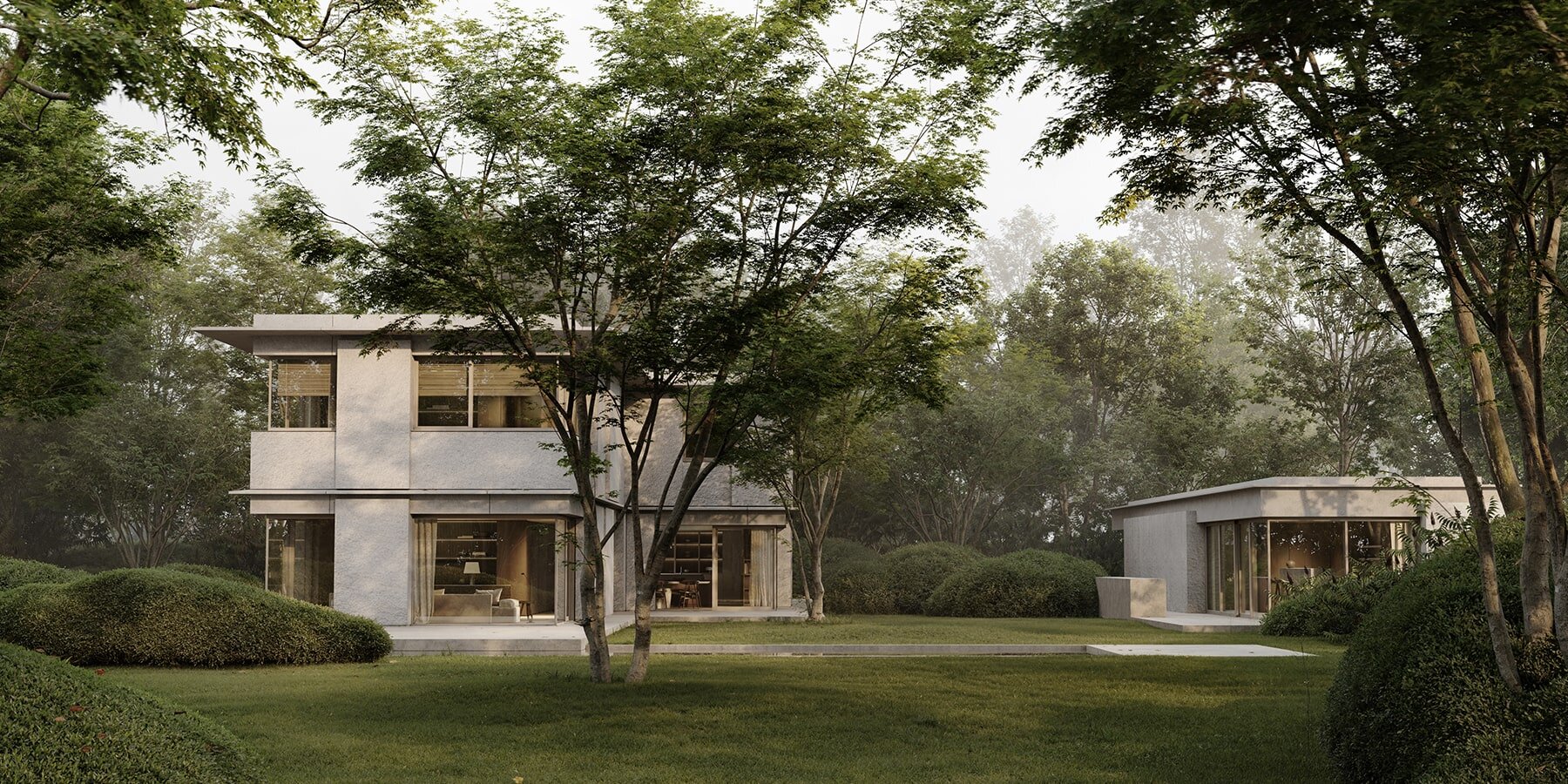yama-architects-house-wa-two-elongated-volumes-stone-plinth-belgium-designboom-1800-2