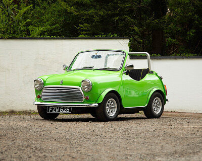 the 1978 leyland MINI shorty is a playful study in automotive form