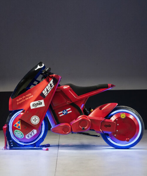 3D printed electric motorcycle by DAB motors takes after shotaro kaneda’s bike in akira