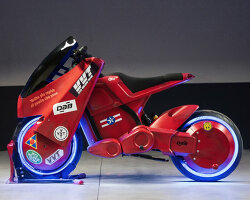 3D printed electric motorcycle by DAB motors takes after shotaro kaneda’s bike in akira