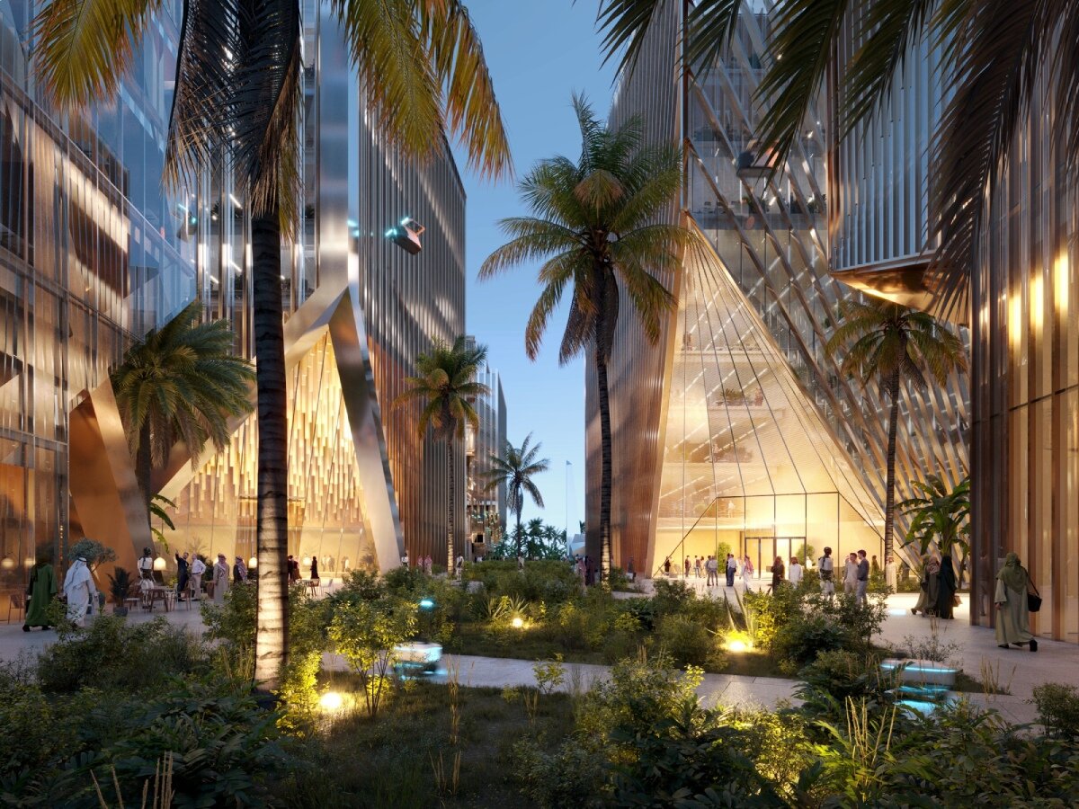 HWKN's commercial masterplan in sharjah is the UAE's first AI-planned district