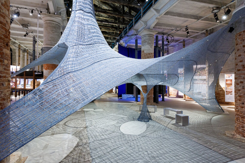 3D knitted natural fibers