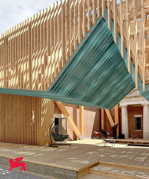 'america is a nation of porches': US pavilion celebrates 'porchness' at venice biennale
