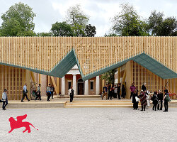 'america is a nation of porches': US pavilion celebrates 'porchness' at venice biennale