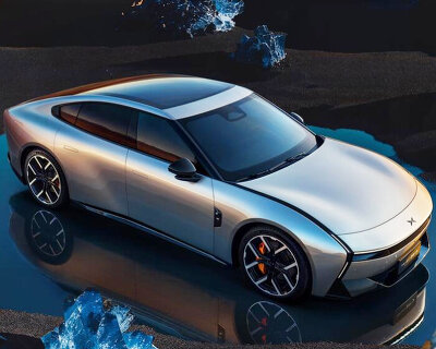 Xpeng P7 rolls out as electric sports sedan with sculpted rear and driving mode by AI