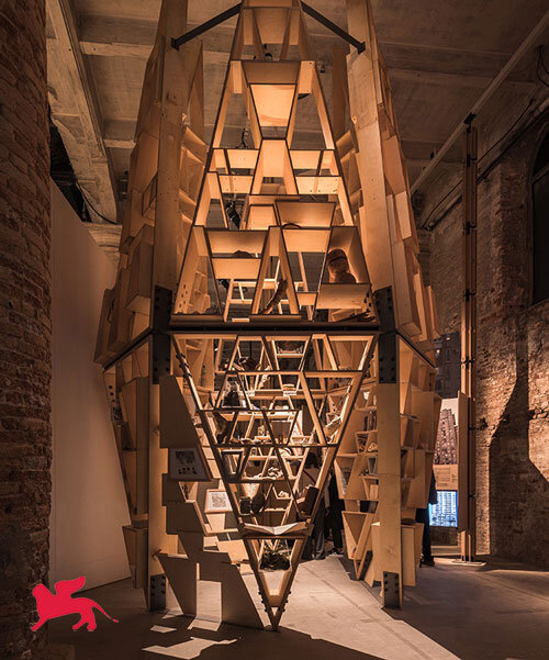 lattice installation unfolds spatial archive of acapulco's urban history at venice biennale