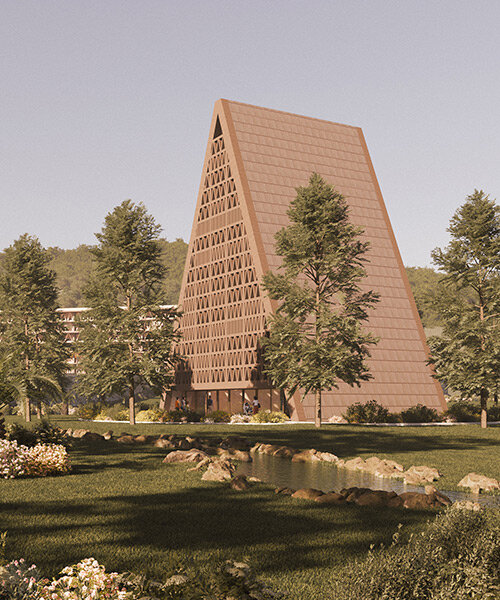 adjaye associates unveils rammed earth children's cancer research centre for ghana