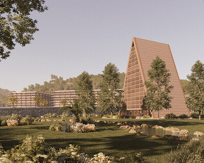 adjaye associates unveils rammed earth children's cancer research centre for ghana