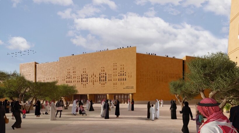 zaha hadid architects’ first adobe project, asaan museum, breaks ground in riyadh