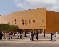 zaha hadid architects’ first adobe project, asaan museum, breaks ground in riyadh