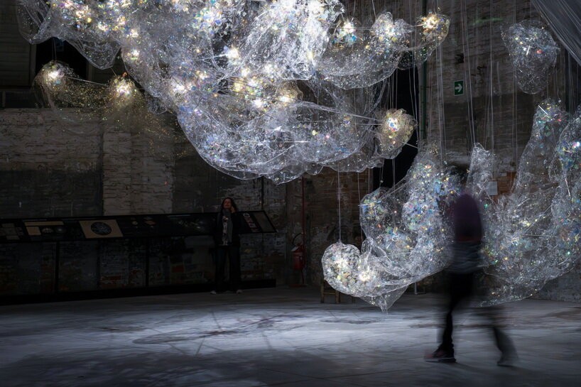 atelier alter crafts glowing nebula of civilizational stardust for the venice biennale 2025