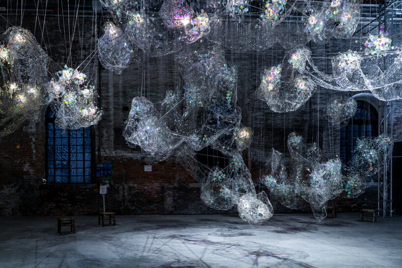 atelier alter crafts glowing nebula of civilizational stardust for the venice biennale 2025