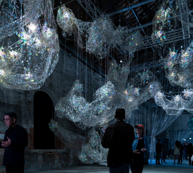 atelier alter crafts glowing nebula of civilizational stardust for the venice biennale 2025