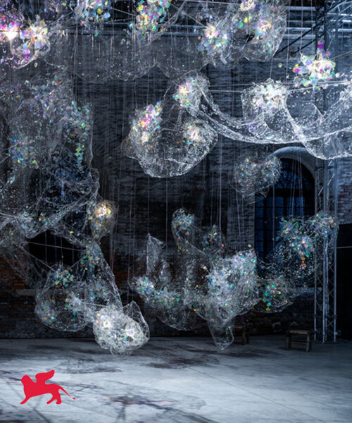 atelier alter crafts glowing nebula of civilizational stardust for the venice biennale 2025