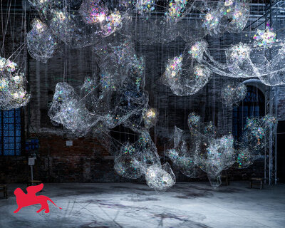 atelier alter crafts glowing nebula of civilizational stardust for the venice biennale 2025