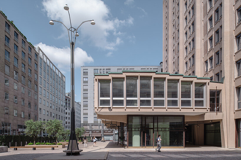 brutalist landmark torre velasca reopens in milan as mixed-use tower with public piazza