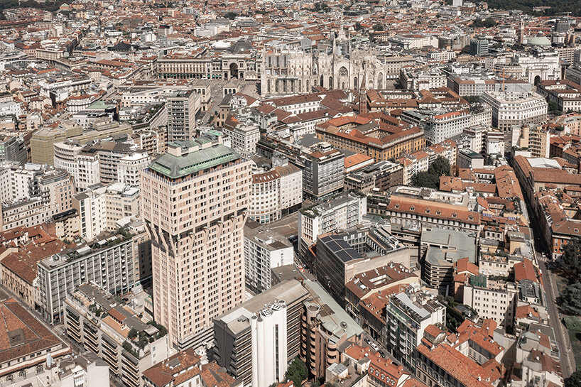 brutalist landmark torre velasca reopens in milan as mixed-use tower with public piazza