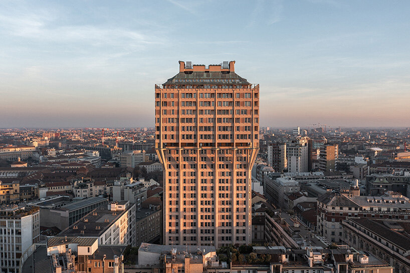 brutalist landmark torre velasca reopens in milan as mixed-use tower with public piazza