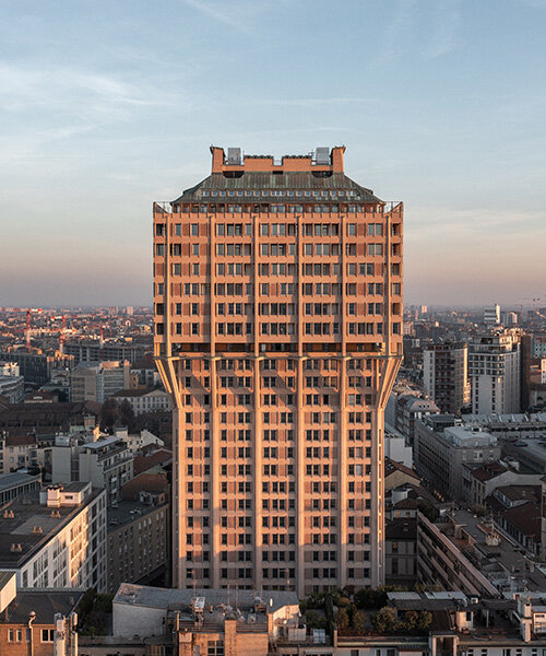 brutalist landmark torre velasca reopens in milan as mixed-use tower with public piazza