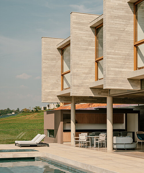 FGMF arquitetos frames brazilian landscape through casa aroeira's expressive structure