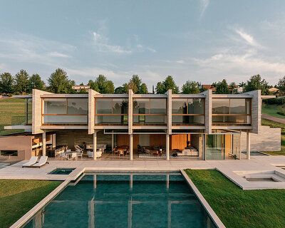 FGMF arquitetos frames brazilian landscape through casa aroeira's expressive structure