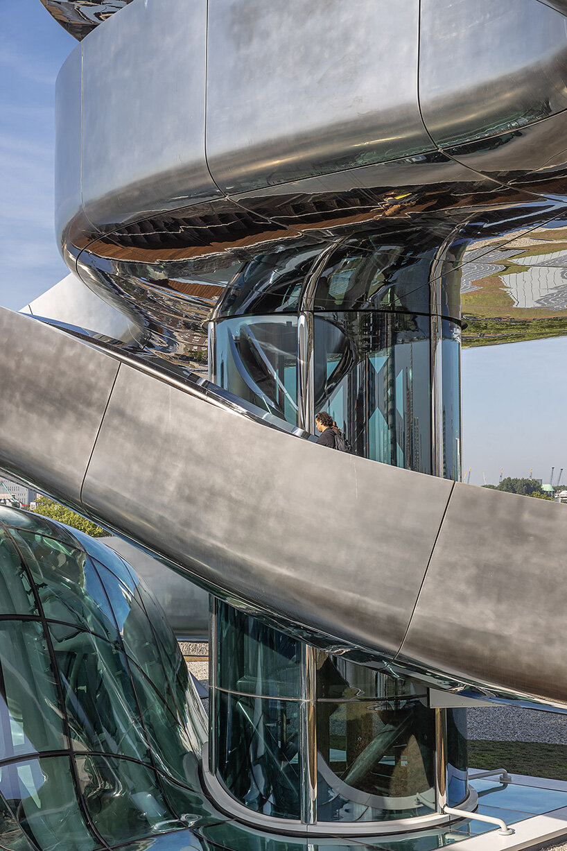 a closer look at MAD's steel tornado at the fenix museum through the lens of danica o. kus