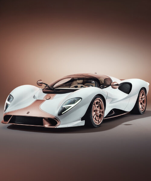 de tomaso P72 is here, and it brings back the analog dials of the 1960s sports cars